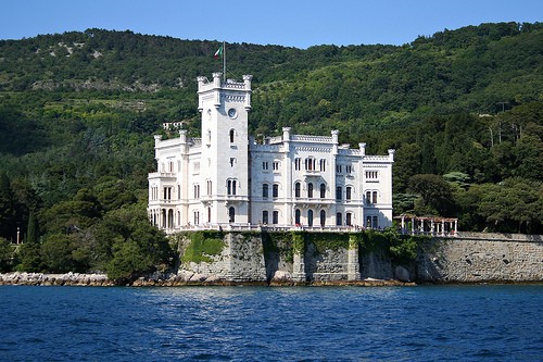 Photo:  Miramare Castle in Trieste, Italy